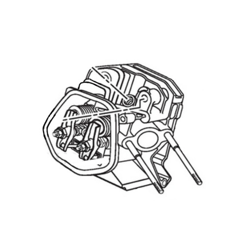 099947001060 CYLINDER HEAD ASSEMBLY DUCAR 4 (HOMELITE ORIGINAL OEM)