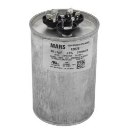 MARS 12076 Round Run Capacitor 60/3 MFD 370V