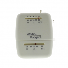 Emerson Climate-White Rodgers 1C26-101 1H/1C VERT Single Stage Thermostat 24V