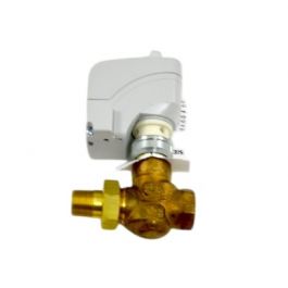 Siemens 254-01103 2-Way Normally Closed Brass Valve Assembly 1/2" FxUM 63 Cv