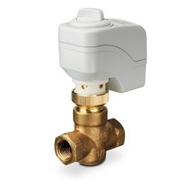 Siemens Building Technology 254-01131 1" 2-Way N/O Valve Assembly Brass FEM x FEM 1.0Cv