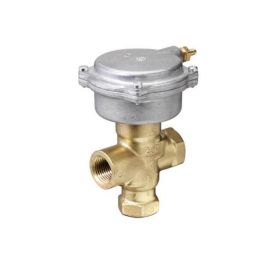 Siemens 258-02070 3-Way Mixer Valve Assembly 3/4" 8-13 PSI 6.3CV Bronze