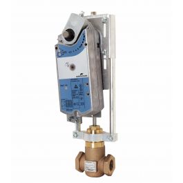 Siemens Building Technology 298-03024 2-Way N/C Valve Assembly 1-1/4" FPT x FPT S/S 24V,Spring Return, 16 Cv