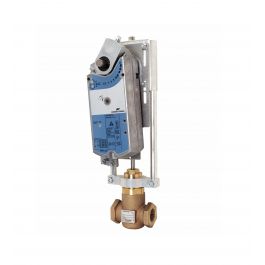 Siemens Building Technology 299-03166 3/4" 2-Position Globe Valve Assembly S/R Normally Opened 24V 6.3Cv
