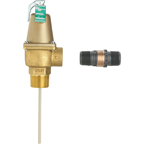Watts F121591 1-1/4″ LFN241X-5 Lead-Free T&P Relief Valve 125 PSI 3.438K BTU