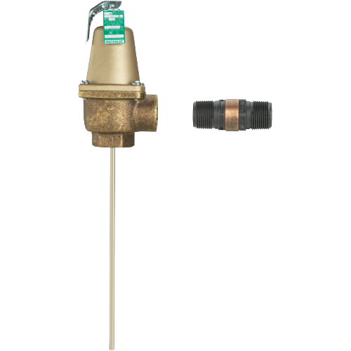 Watts F556018 1″ Lead Free Auto Reseating T&P Relief Valve, 125 PSI, 210°F