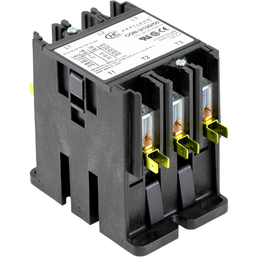 Hartland Controls CON-3/120/50 Definite Purpose Contactor, 3 Pole, 50A, 120V Coil