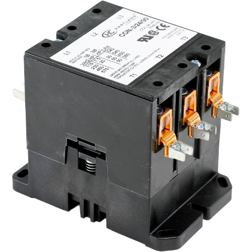 Hartland Controls CON-3/24/90 Definite Purpose Contactor, 3-Pole, 90A, 24VAC Coil