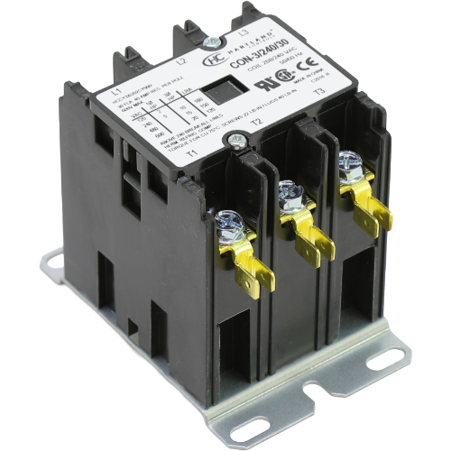Hartland Controls CON-3/240/30 Definite Purpose Contactor, 3 Pole, 30A, 240Vac
