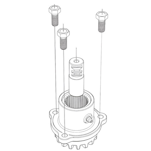 HYDRO GEAR 62579 KIT INPUT PINION HS (ORIGINAL OEM)