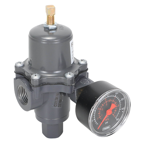 Fisher 67DR-25/C4 1/2″ NPT 6D7 Instrument Supply Regulator 0-125 PSI