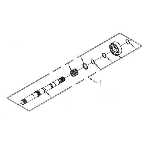 HYDRO GEAR 70578 KIT PUMP SHAFT (ORIGINAL OEM)