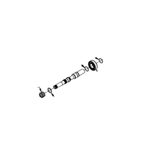 HYDRO GEAR 71022 AUXILIARY CHANGE SHAFT 13T SPLINE KIT (ORIGINAL OEM)