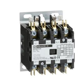 Schneider Electric (Square D) 8910DPA34V14 4-Pole Definite Purpose Contactor 30A 24V
