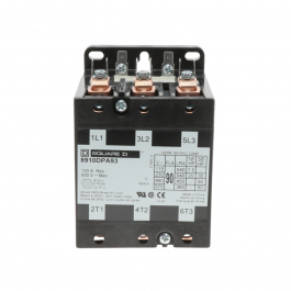 Schneider Electric (Square D) 8910DPA93V02 3-Pole Definite Purpose Contactor 90Amp 120V Coil