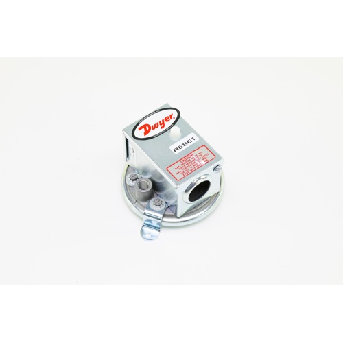 Dwyer 1900-1MR Low Differential Pressure Switch, 0.4–1.6″ w.c., Manual Reset