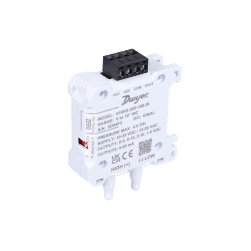 Dwyer 616KX-200-108-IN Pressure Transmitter 0-10″ WC