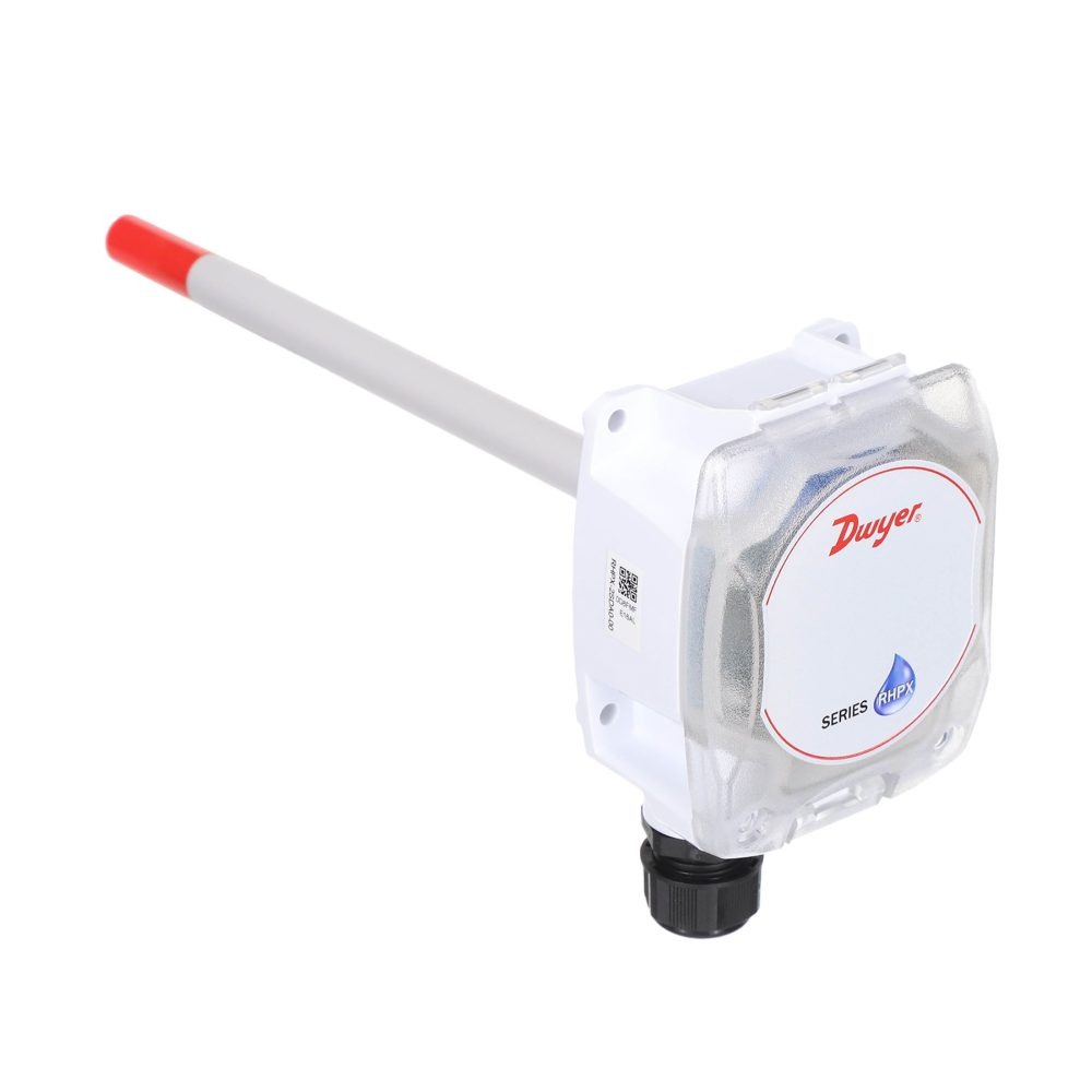 Dwyer RHPX-2SDA0-00 Duct Mount RH/Temperature Transmitter, 2% Accuracy