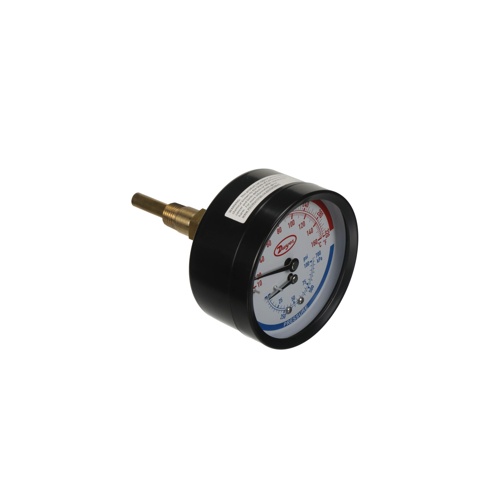 Dwyer TRI-100-25E Tridicator Gage, 0–100 PSI, 1/4″ NPT Center Back Mount