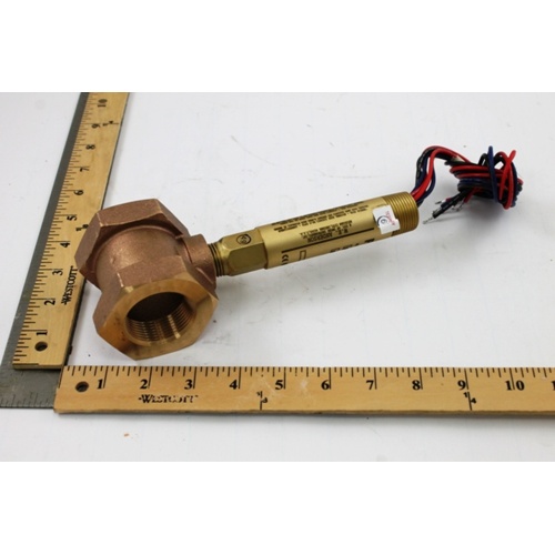 Dwyer V6EPB-B-D-4-B Mini Size Flow Switch, Brass, 1-1/4″ NPT, DPDT, Explosion Proof