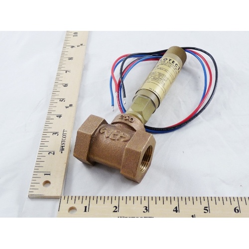 Dwyer V6EPB-B-S-2-B Mini Size Flow Switch, Brass, 3/4″ NPT, SPDT, Explosion Proof