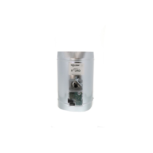 EWC Controls URD-8 8″ Round Zone Damper, 24Vac, 18 in/lb, Power Open/Closed