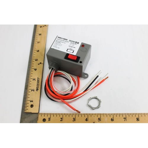 Functional Devices RIB01SBDC 120VAC 20Amp SPST Relay w/Override