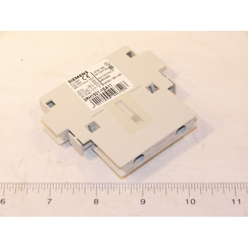 Siemens 3RH1921-1EA11 2-Pole Side Mount Auxiliary Contact Block 1NO/1NC
