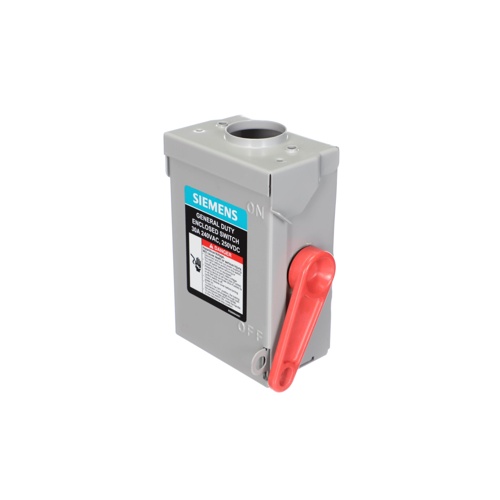 Siemens GNF321RA 30A 3-Pole 240V Non-Fusible Disconnect Switch