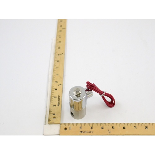 GC Valves S311AH02T3BD5 Solenoid Valve, 1/4″ NPT, NC, SS Body, 120VAC