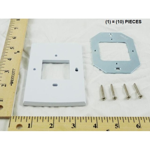 Honeywell AC130-12-P10 Thermostat Wall Plates, Vertical/Horizontal, 4.8″ x 3.15″, 10-Pack