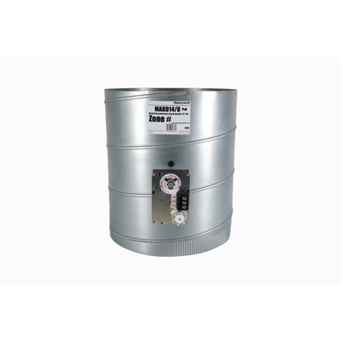 Honeywell MARD-14 14″ Round Damper, 24Vac Power Open/Power Closed, Floating Actuator