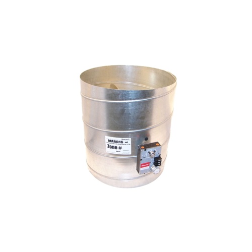 Honeywell MARD-16 16″ Round Zone Damper, 24Vac Power Open/Power Closed, 3-Wire