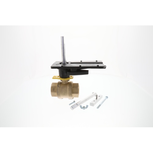 Honeywell VBN2DSSX0000 Ball Valve, 1-1/4″ NPT, 2-Way, 102 Cv, Brass/SS