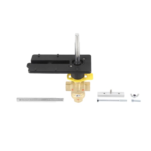 Honeywell VBN3ACPX0000 3-Way Ball Valve, 1/2″ NPT, 0.59 Cv, Brass Body