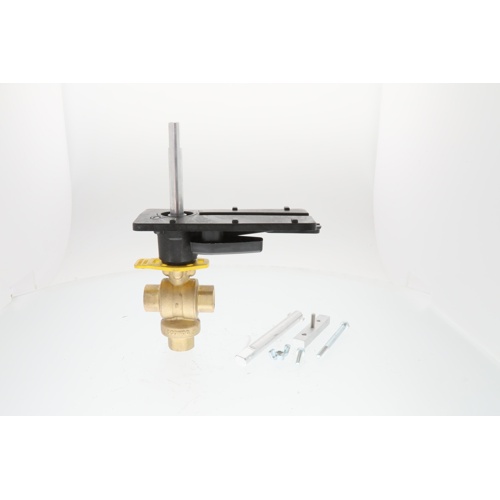 Honeywell VBN3AHPX0000 Ball Valve, 1/2″ NPT, 3-Way, 4.30 Cv, Brass, Chilled/Hot Water