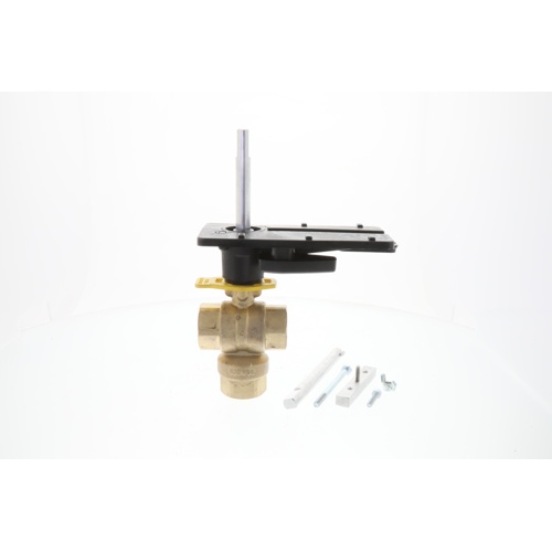 Honeywell VBN3CJPX0000 Ball Valve, 1″ NPT, 3-Way, 8.60 Cv, Brass, 250°F