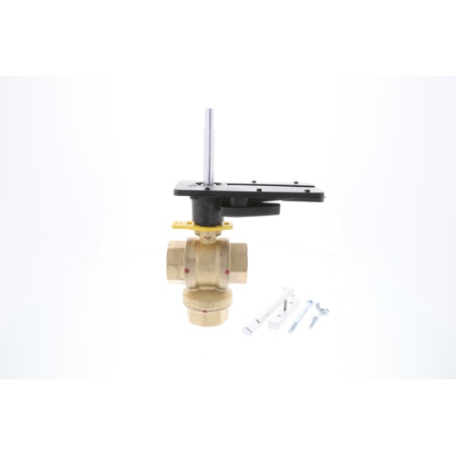Honeywell VBN3DKPX0000 3-Way Ball Valve, 1-1/4″ NPT, 12.70 Cv, Brass Body