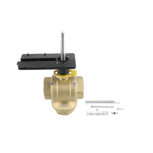 Honeywell VBN3FRPX0000 3-Way Ball Valve, 2″ NPT, 83 Cv, Brass, 250°F Max