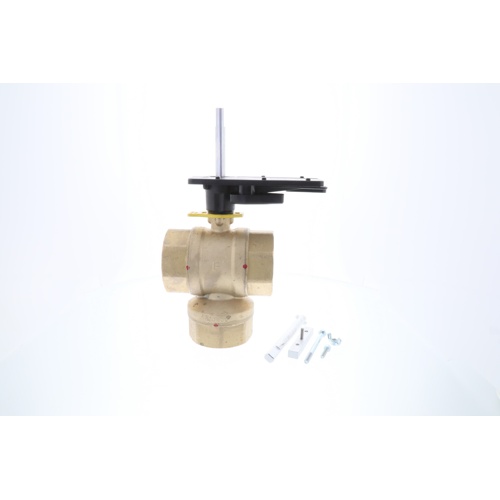 Honeywell VBN3GSPX0000 3-Way Ball Valve, 2-1/2″ NPT, 100 Cv, Brass Body