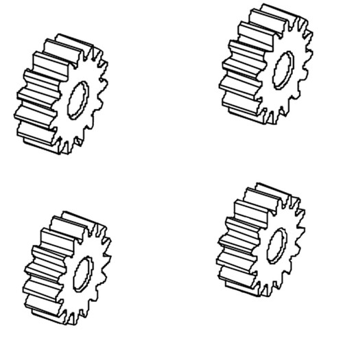 HYDRO GEAR 50763 GEAR PLANET 15 TOOTH .5 ID (ORIGINAL OEM)