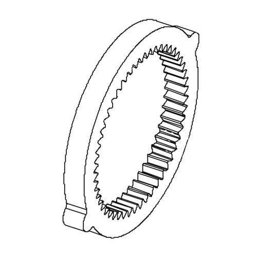 HYDRO GEAR 50764 GEAR RING 51 TOOTH 6.4 OD (ORIGINAL OEM)