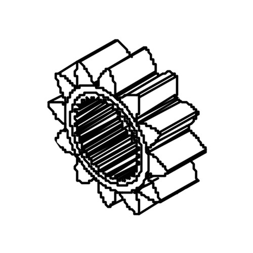 HYDRO GEAR 51767 GEAR 12 TOOTH PINION (ORIGINAL OEM)
