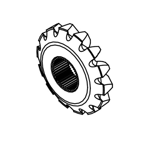HYDRO GEAR 52599 GEAR BEVEL 14 TOOTH SPLINED (ORIGINAL OEM)