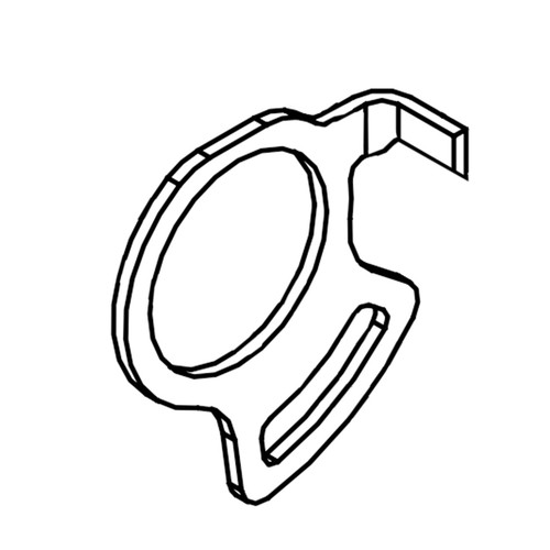 HYDRO GEAR 53190 PLATE STOP LEFT HAND (ORIGINAL OEM)