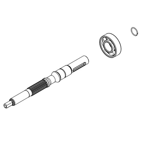 HYDRO GEAR 71249 KIT PUMP SHAFT 5/8 KEYED SLOTTED C (ORIGINAL OEM)