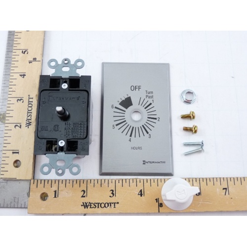Intermatic FF6HH 6-Hour SPST Spring-Wound Timer with Hold Feature