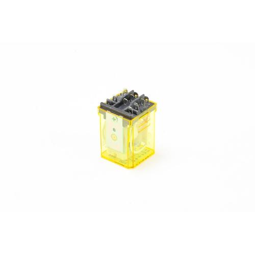 IDEC RR3B-ULAC24V RR Series 3PDT Power Relay, 24VAC, 10A, Blade Terminals