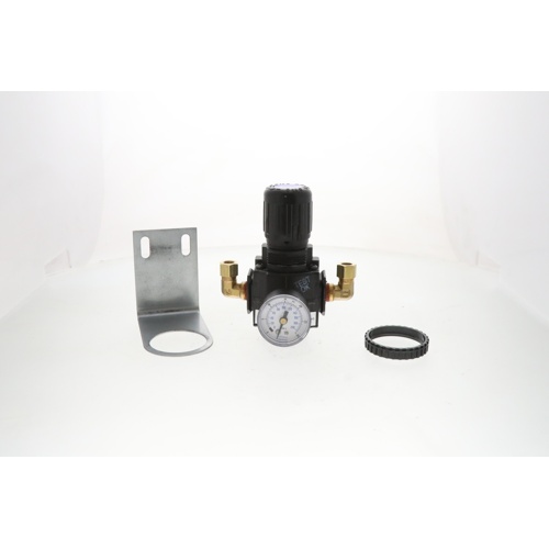 Johnson Controls A-4000-138 Pressure Reducing Station, 3/8″ w/ Bracket & 0-30 PSI Gauge
