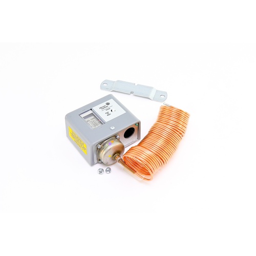 Johnson Controls A70HA-1 Temperature Control, Single Pole, 15-55°F, 20 ft Capillary